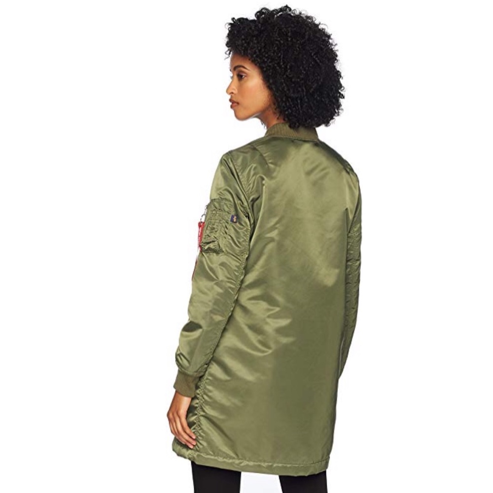 Alpha Industries MA-1 Flight Jacket Sage - Picture 2 of 4